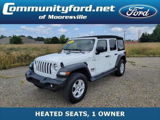 used 2021 Jeep Wrangler Unlimited car, priced at $26,450
