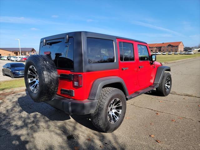 used 2015 Jeep Wrangler Unlimited car, priced at $18,000