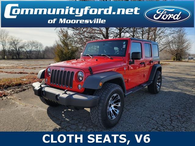 used 2015 Jeep Wrangler Unlimited car, priced at $18,000