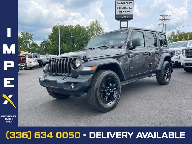 used 2021 Jeep Wrangler Unlimited car, priced at $33,900