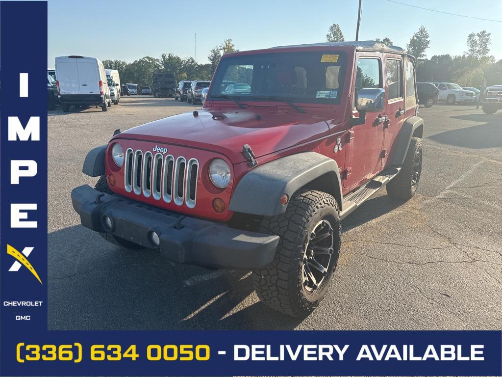 used 2012 Jeep Wrangler Unlimited car, priced at $7,990