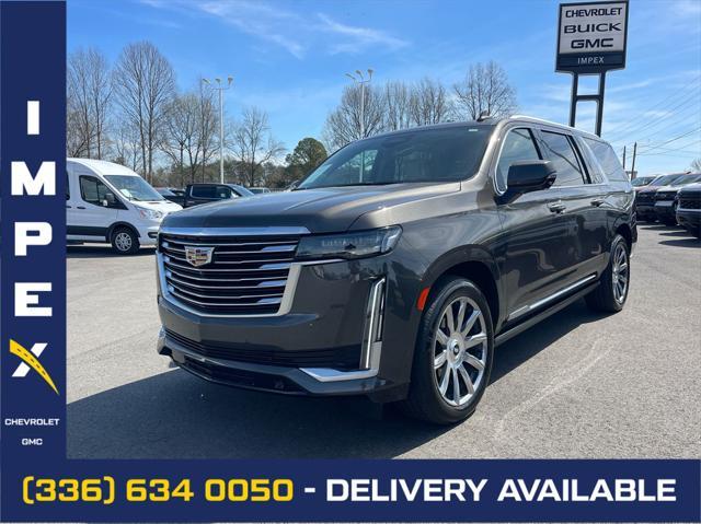 used 2021 Cadillac Escalade ESV car, priced at $65,460