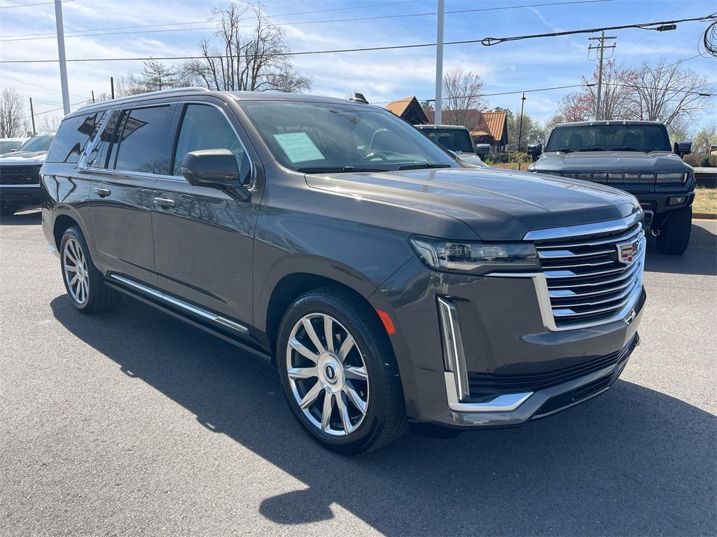 used 2021 Cadillac Escalade ESV car, priced at $62,500