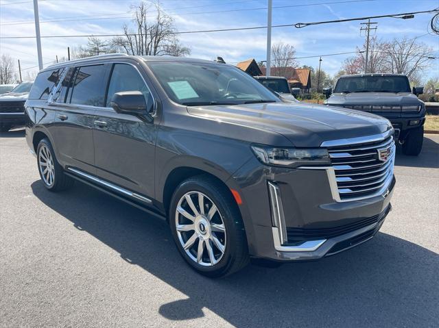 used 2021 Cadillac Escalade ESV car, priced at $65,460