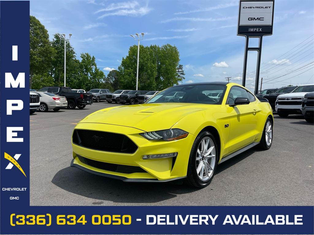 used 2021 Ford Mustang car, priced at $39,680