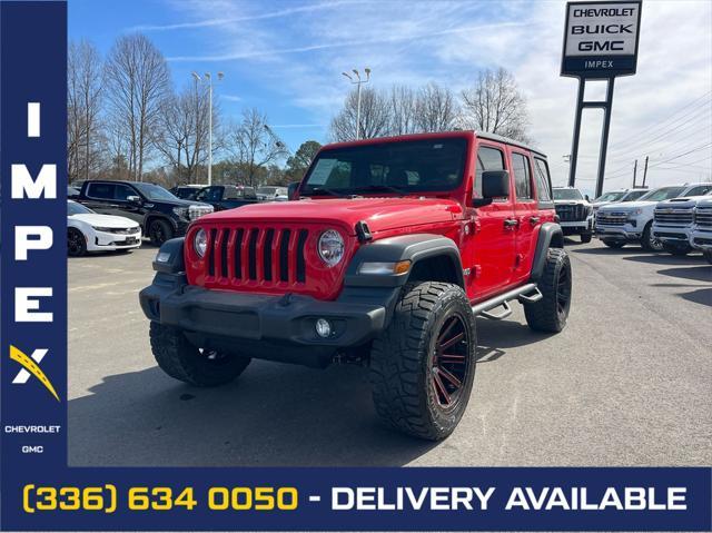 used 2018 Jeep Wrangler Unlimited car, priced at $22,425