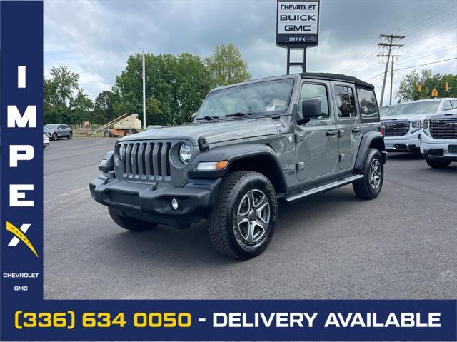 used 2020 Jeep Wrangler Unlimited car, priced at $23,500