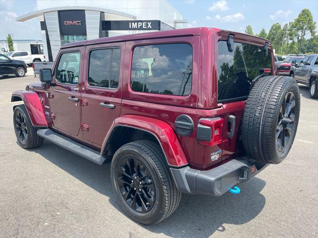 used 2022 Jeep Wrangler Unlimited 4xe car, priced at $34,880