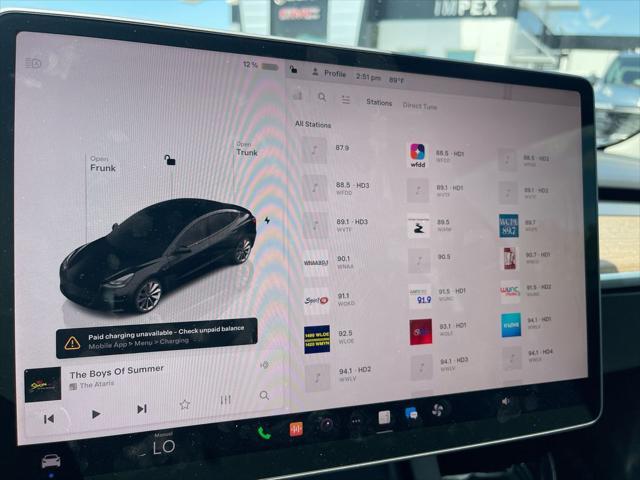 used 2023 Tesla Model 3 car, priced at $31,625