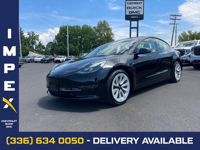 used 2023 Tesla Model 3 car, priced at $31,625