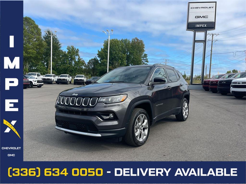 used 2022 Jeep Compass car, priced at $22,250