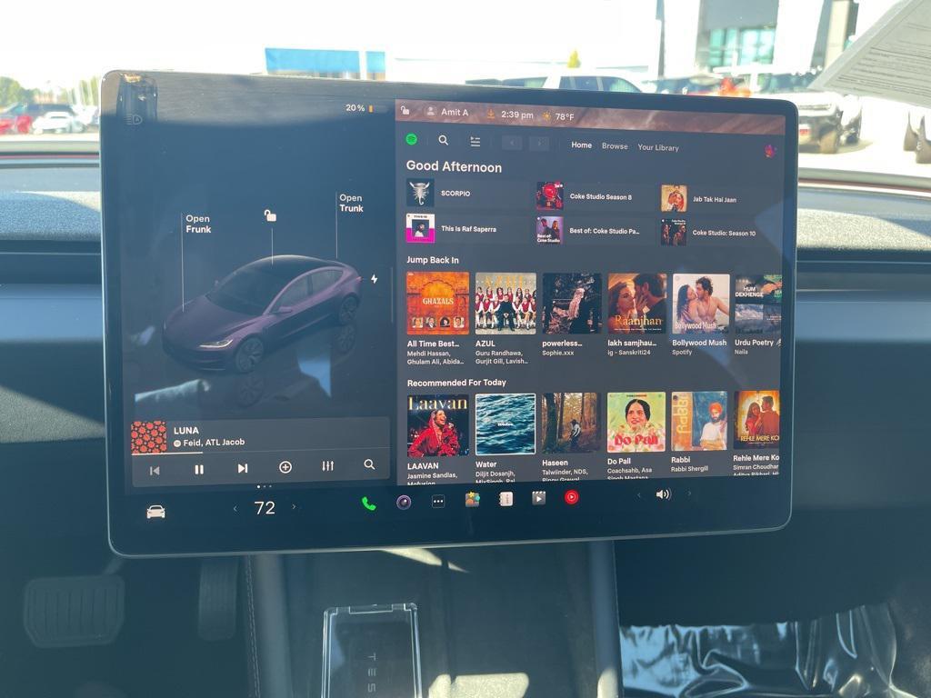 used 2025 Tesla Model 3 car, priced at $36,950