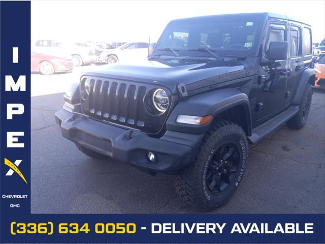 used 2020 Jeep Wrangler Unlimited car, priced at $27,350