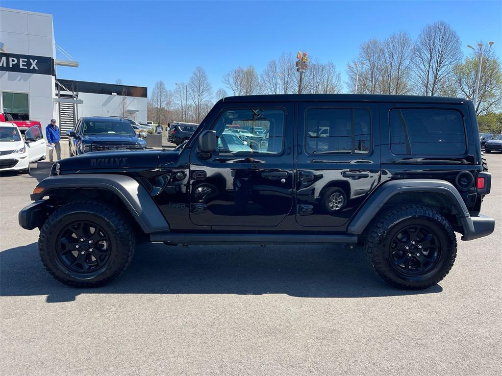 used 2021 Jeep Wrangler car, priced at $28,250
