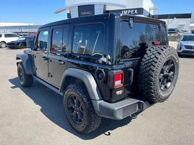 used 2021 Jeep Wrangler car, priced at $28,880