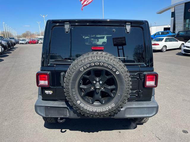 used 2021 Jeep Wrangler car, priced at $28,880