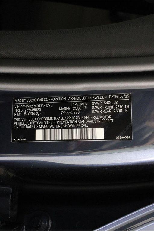 new 2026 Volvo XC60 car, priced at $57,985