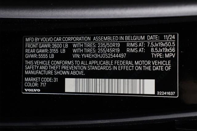 new 2025 Volvo EX40 car, priced at $54,795