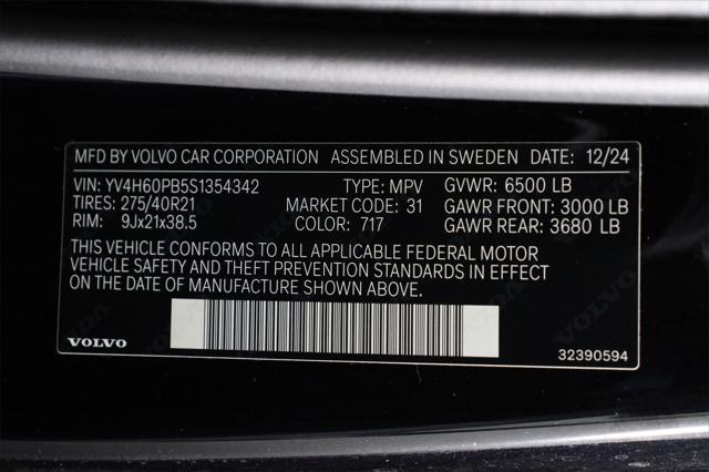 new 2025 Volvo XC90 Plug-In Hybrid car, priced at $78,765