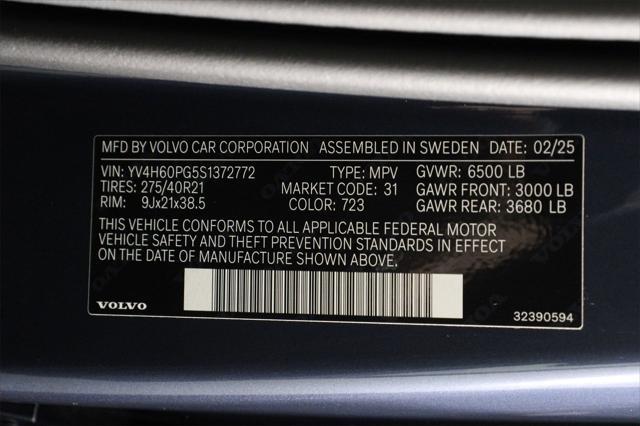 new 2025 Volvo XC90 Plug-In Hybrid car, priced at $81,495