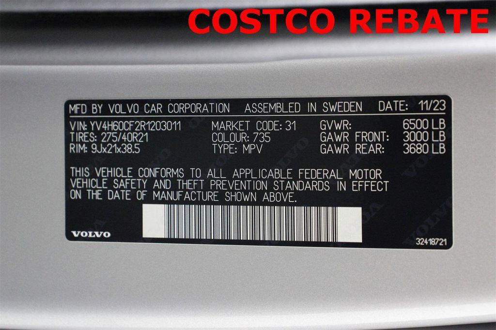 used 2024 Volvo XC90 Recharge Plug-In Hybrid car, priced at $53,995