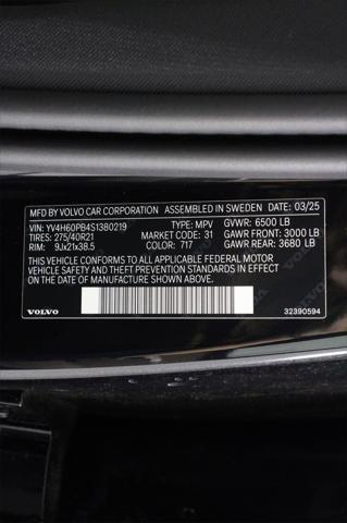 new 2025 Volvo XC90 Plug-In Hybrid car, priced at $78,805