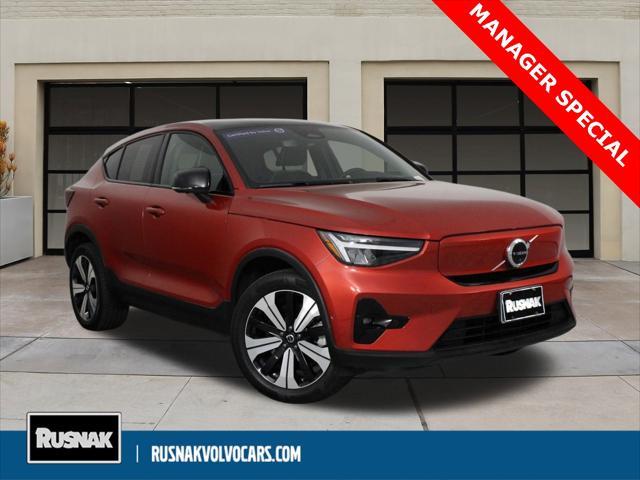 used 2023 Volvo C40 Recharge Pure Electric car, priced at $31,493