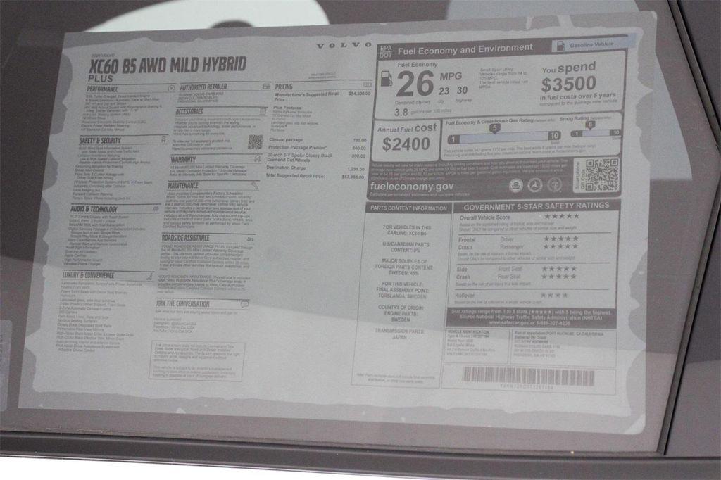 new 2026 Volvo XC60 car, priced at $57,985