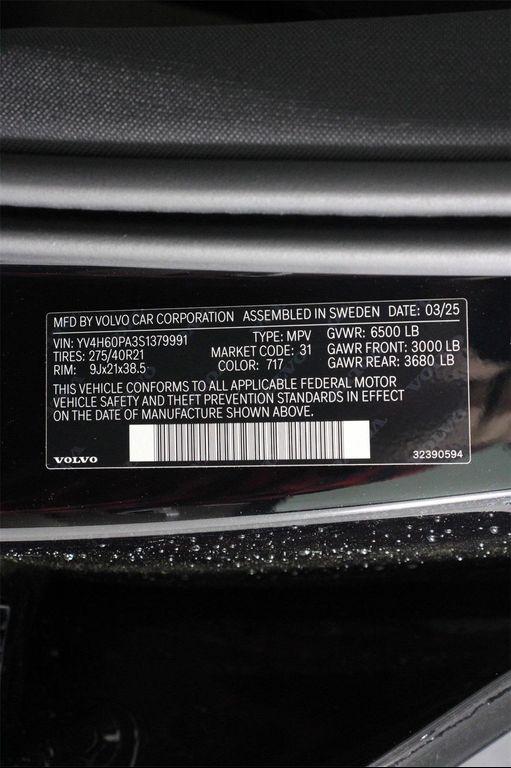 new 2025 Volvo XC90 Plug-In Hybrid car, priced at $75,095