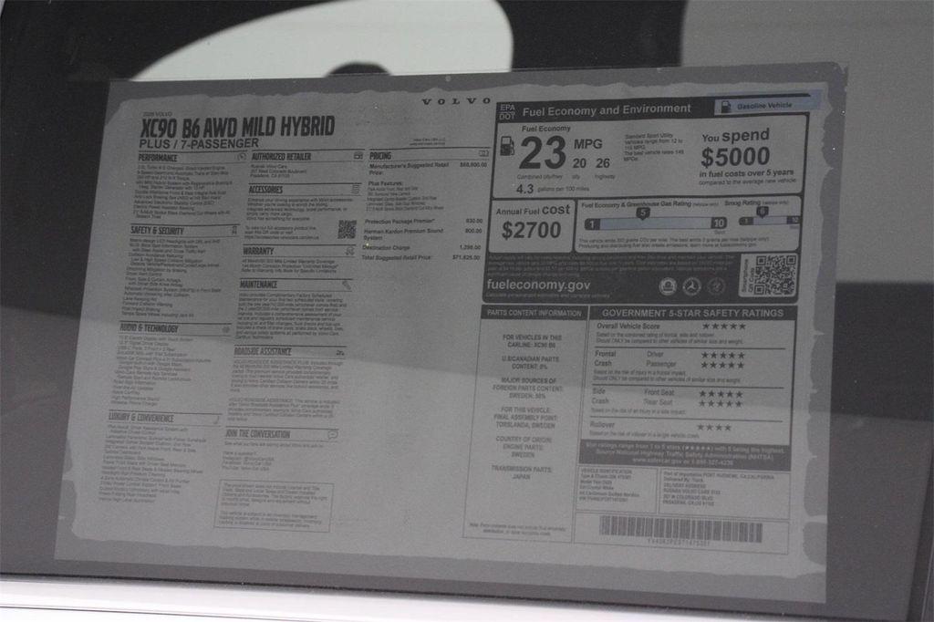 new 2026 Volvo XC90 car, priced at $71,825