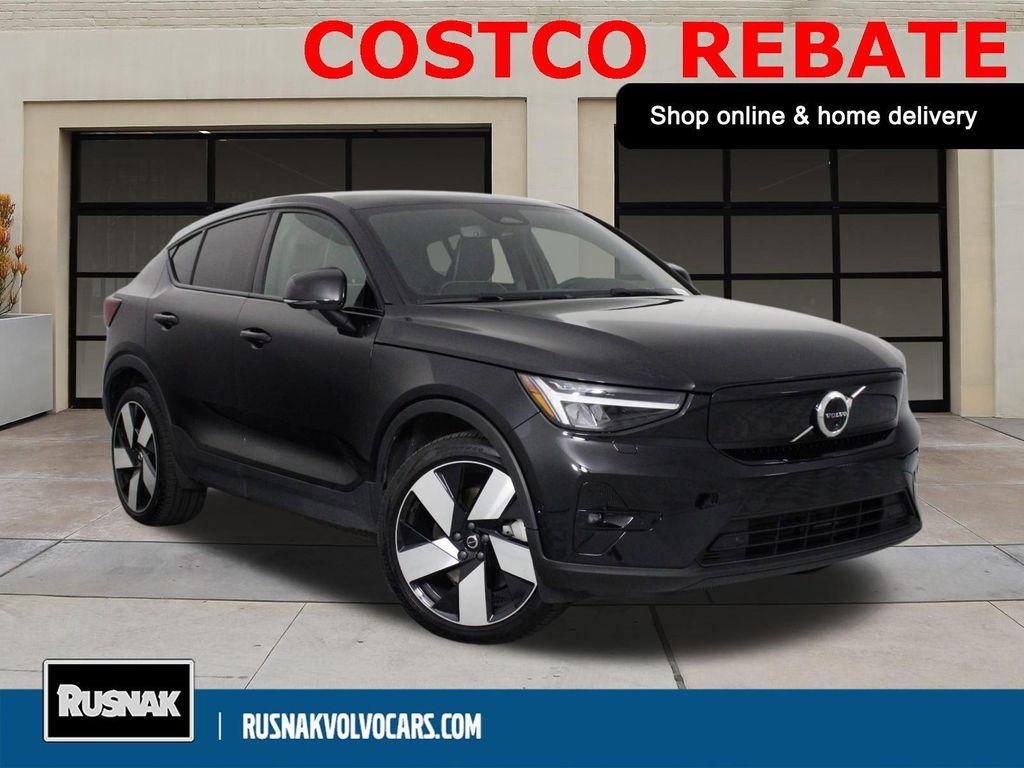 used 2023 Volvo C40 Recharge Pure Electric car, priced at $27,995