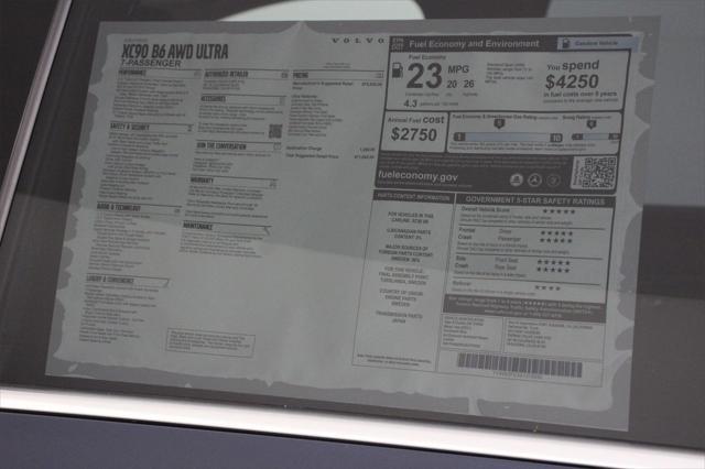 new 2025 Volvo XC90 car, priced at $71,845