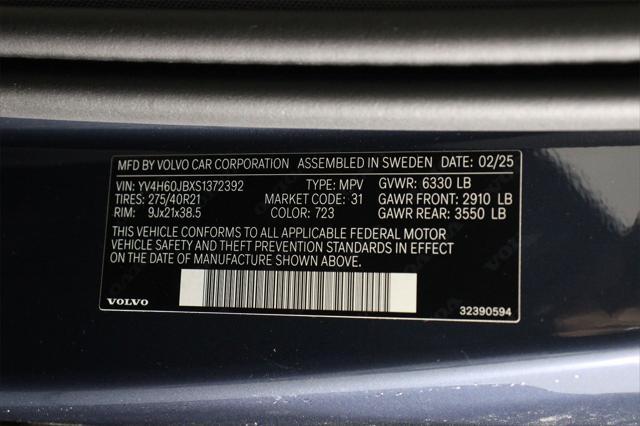 new 2025 Volvo XC90 Plug-In Hybrid car, priced at $81,445