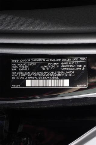 new 2025 Volvo XC90 car, priced at $73,145