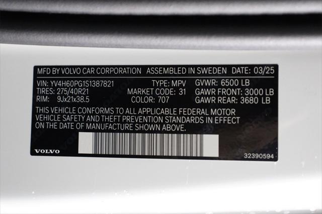 new 2025 Volvo XC90 Plug-In Hybrid car, priced at $82,405