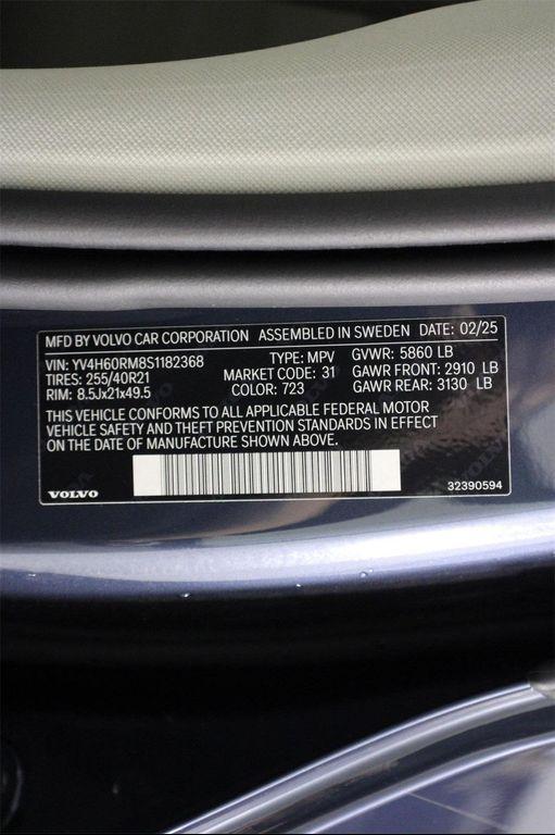 new 2025 Volvo XC60 Plug-In Hybrid car, priced at $71,510
