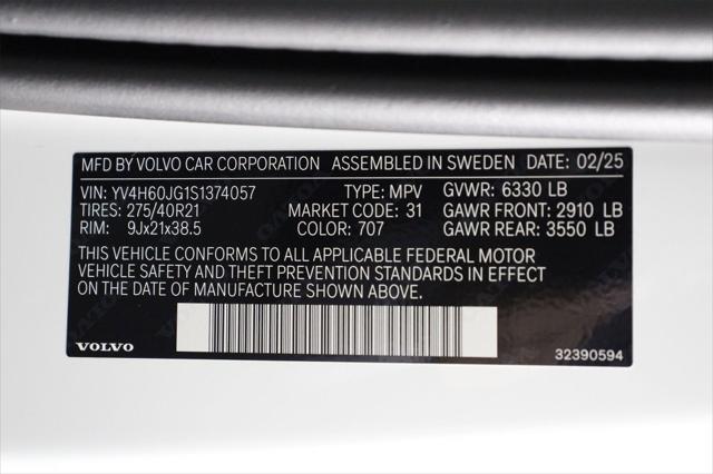 new 2025 Volvo XC90 Plug-In Hybrid car, priced at $85,045