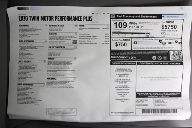 new 2025 Volvo EX30 car, priced at $47,625