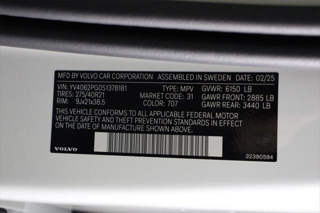new 2025 Volvo XC90 car, priced at $73,145