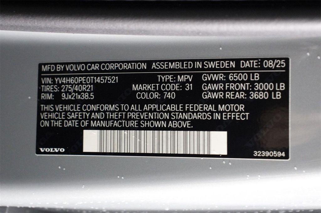 new 2026 Volvo XC90 Plug-In Hybrid car, priced at $80,945