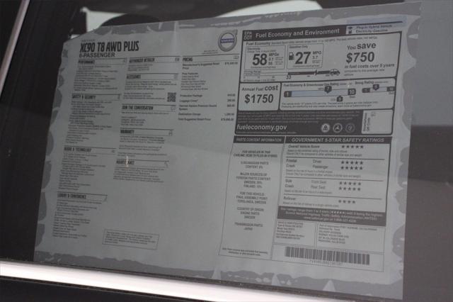 new 2025 Volvo XC90 Plug-In Hybrid car, priced at $79,695
