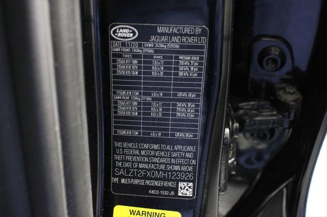 used 2021 Land Rover Range Rover Evoque car, priced at $31,995