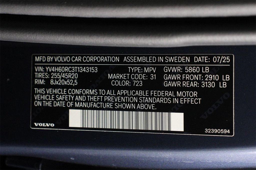 new 2026 Volvo XC60 Plug-In Hybrid car, priced at $69,285