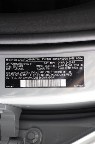 used 2025 Volvo XC60 car, priced at $46,236