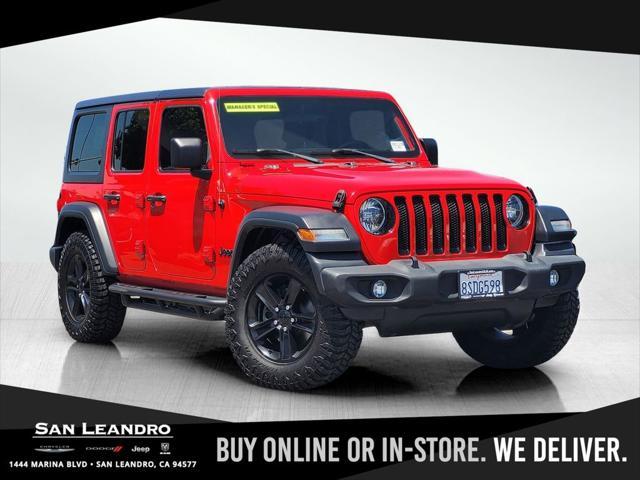 used 2020 Jeep Wrangler Unlimited car, priced at $32,995