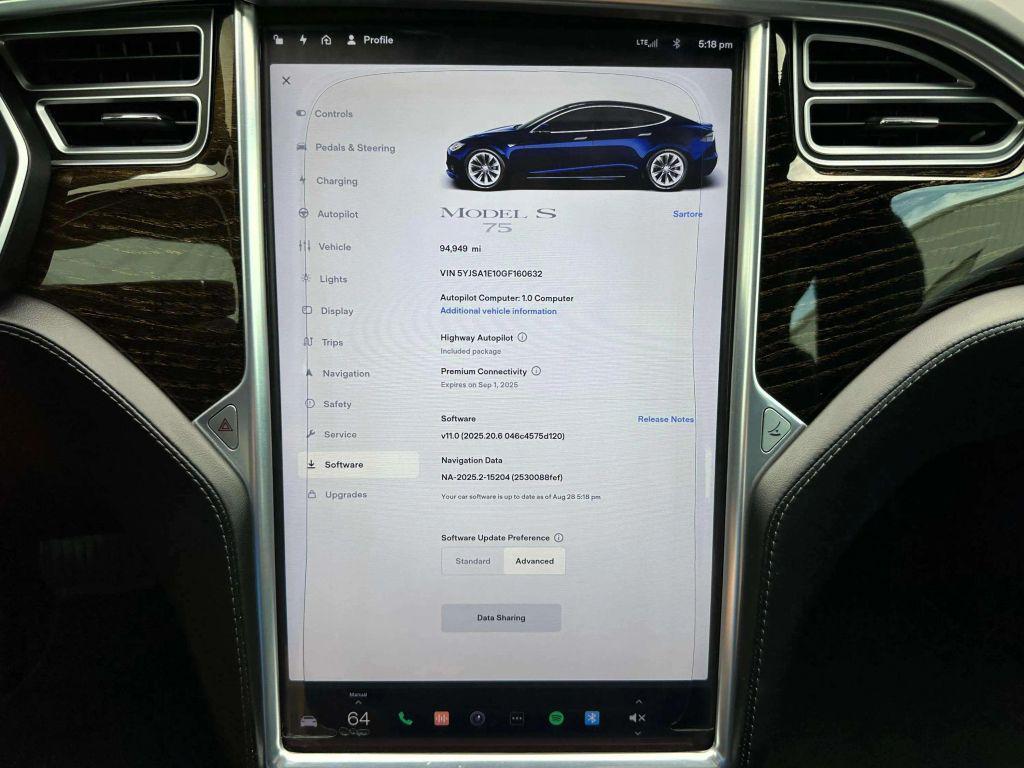 used 2016 Tesla Model S car, priced at $16,900