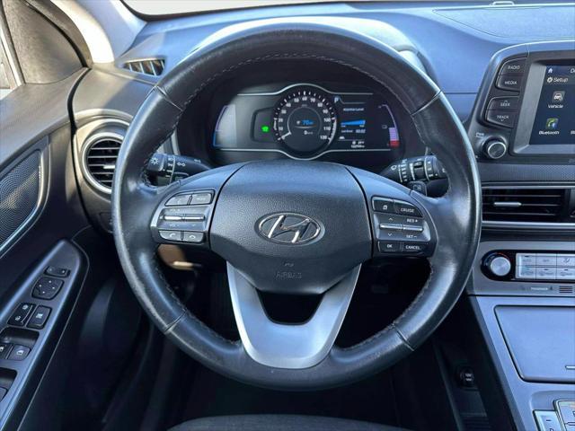 used 2021 Hyundai Kona EV car, priced at $11,500