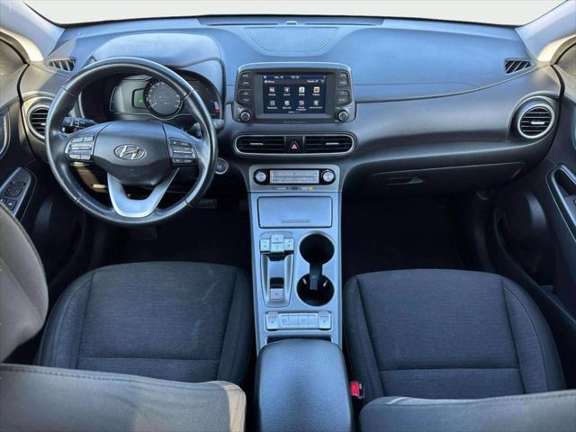 used 2021 Hyundai Kona EV car, priced at $11,500