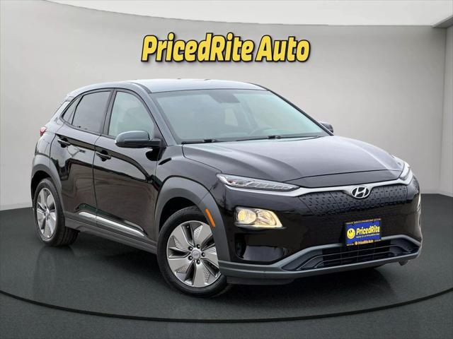 used 2021 Hyundai Kona EV car, priced at $11,500