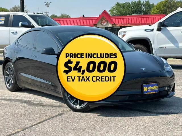 used 2021 Tesla Model 3 car, priced at $24,800